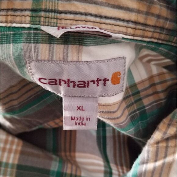 CARHARTT XL PLAID SHIRT. B12 - Picture 5 of 5